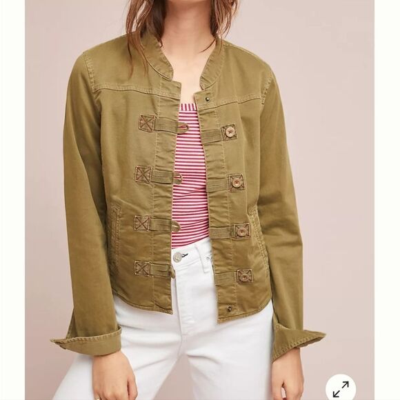 Anthropologie Everly Military Jacket Size Small - Picture 1 of 8
